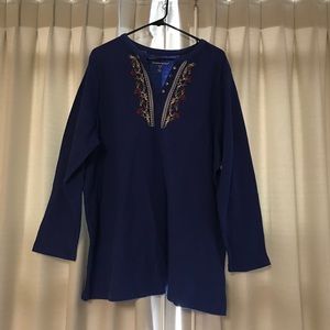 Flower Beaded Tunic